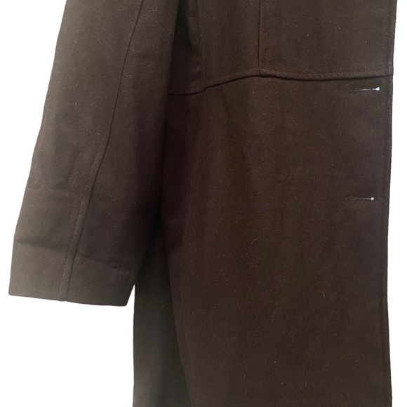 Jaclyn Smith Fully Lined Chocolate Brown Wool Peacoat size 3X - Picture 2 of 6